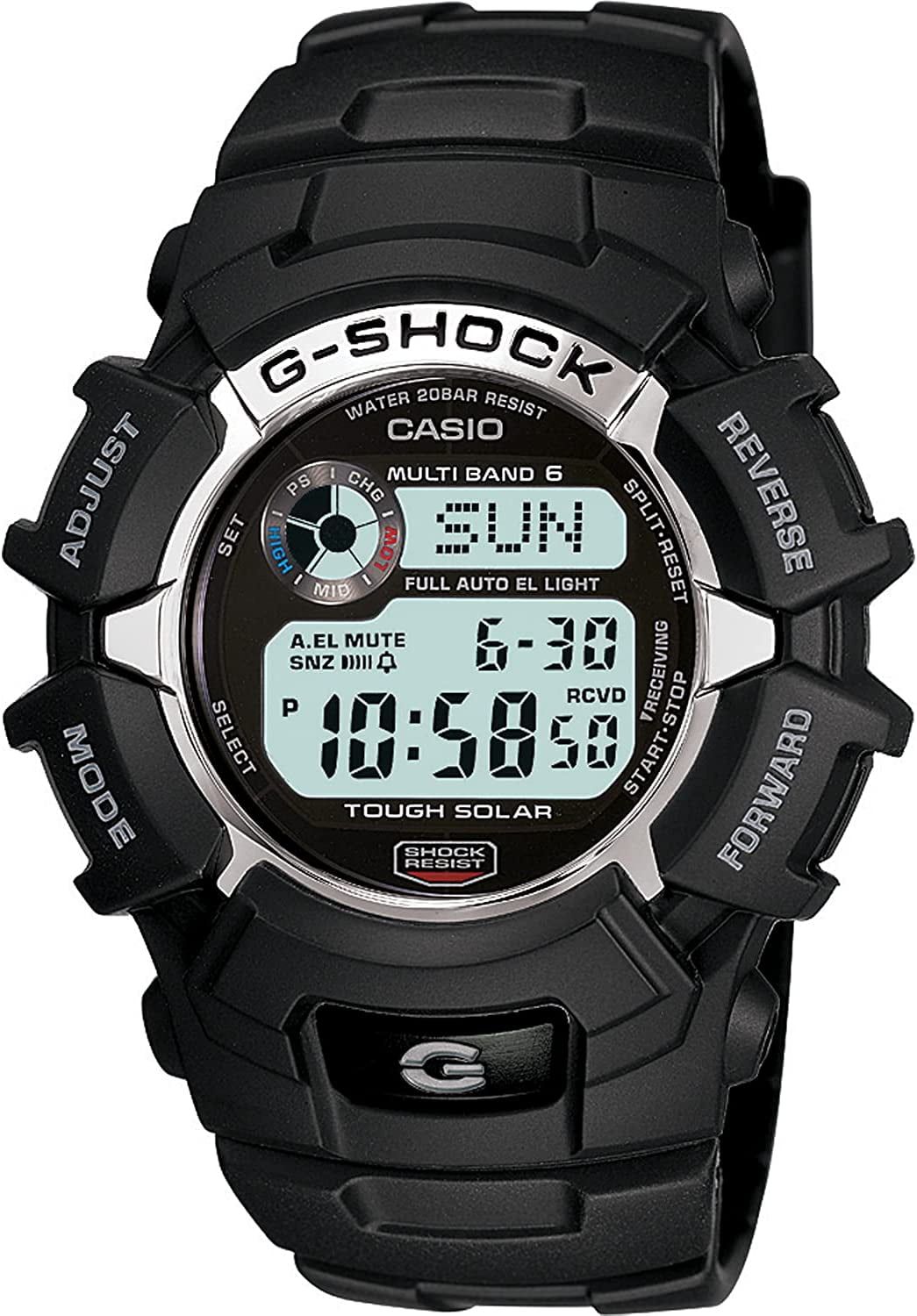 Casio Men's G-Shock Solar Atomic Digital Sports Watch GW2310-1