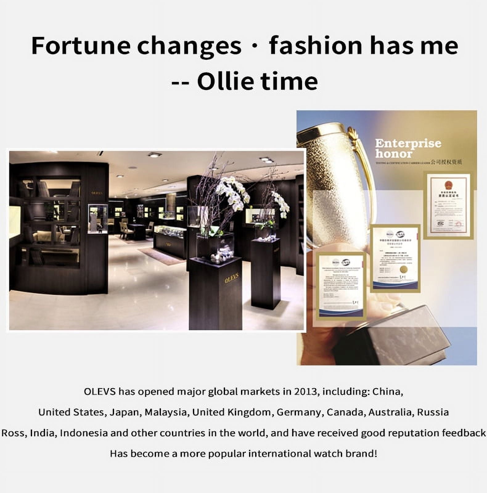 OLEVS Watches for Men, Mens Watches Gifts for Men Chronograph Analog Quartz Luxury Casual Classic Diamond Waterproof Luminous Stainless Steel Reloj para Hombre Blue Dial